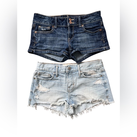 Abercrombie & Fitch Pants - Bundle of two cheeky jean shorts Aeropostale and Abercrombie